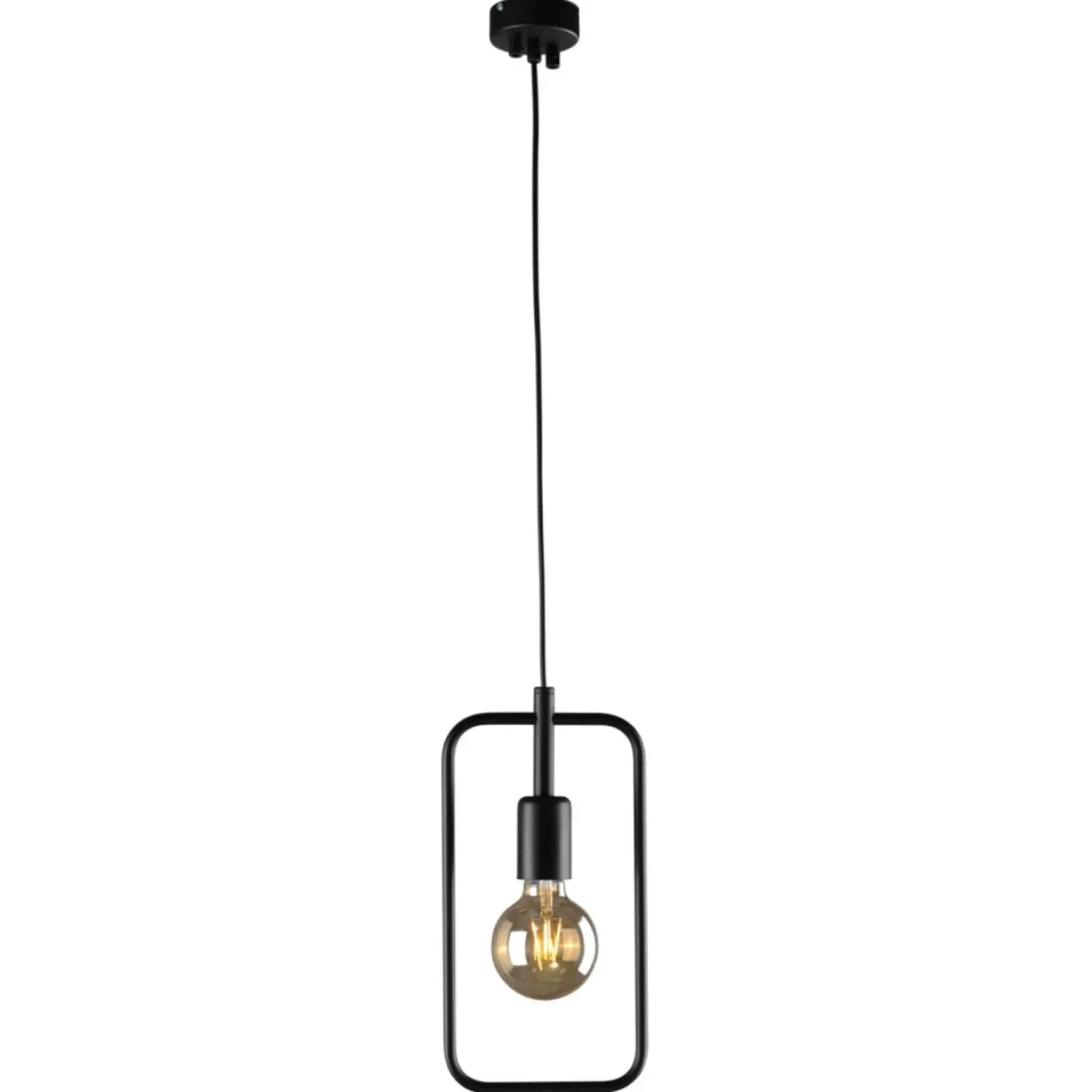 Sklep Kaja Geometryczna lampa wisząca do jadalni K-3830 GEO | Kaja Oświetlenie czarny Sale