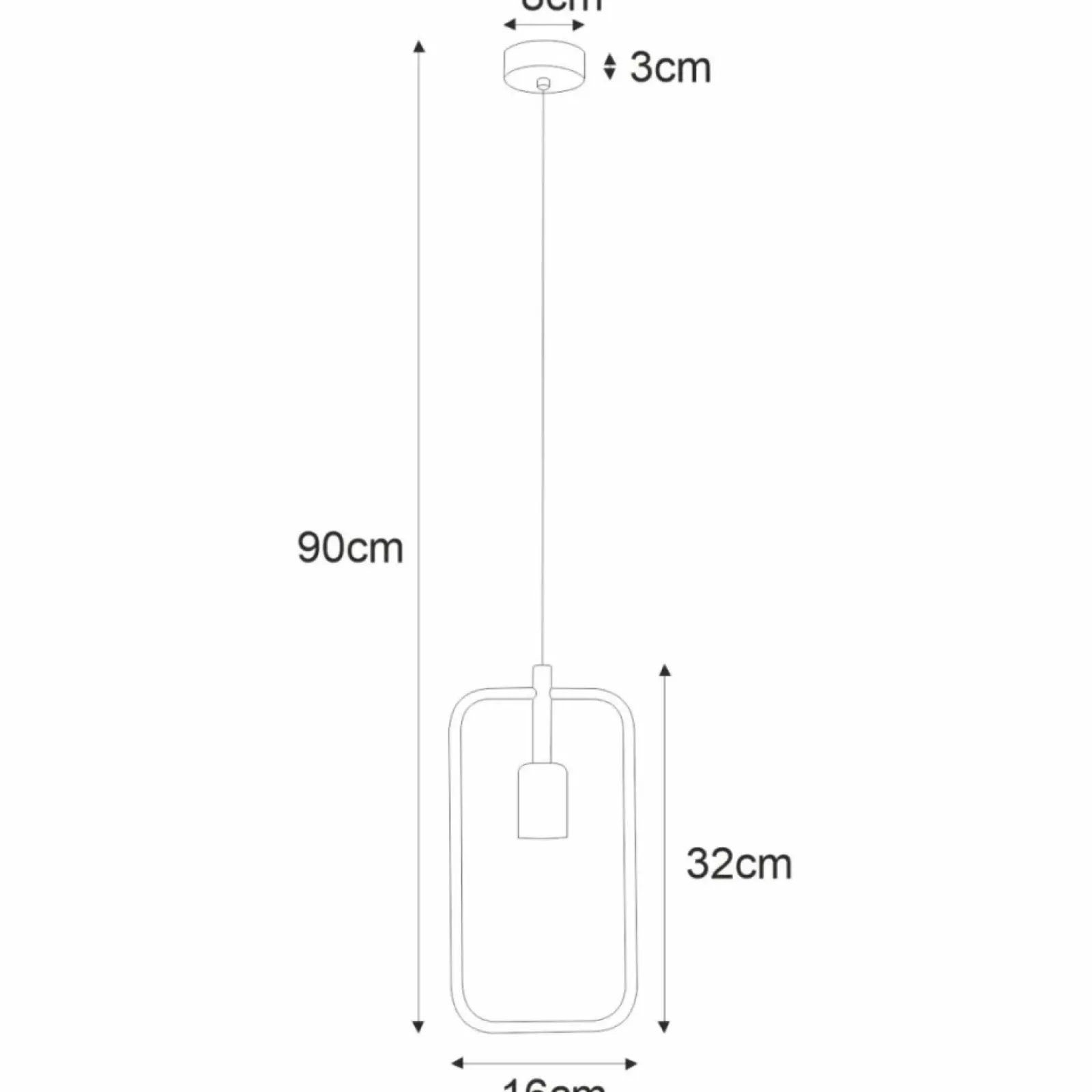 Sklep Kaja Geometryczna lampa wisząca do jadalni K-3830 GEO | Kaja Oświetlenie czarny Sale