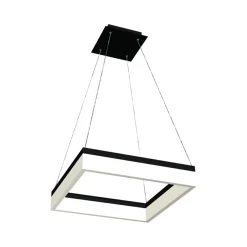 Sklep Kaja Geometryczna lampa wisząca LED 41,5x41,5cm ML081 NERO | Kaja Cheap