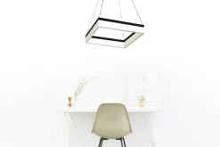 Sklep Kaja Geometryczna lampa wisząca LED 41,5x41,5cm ML081 NERO | Kaja Cheap