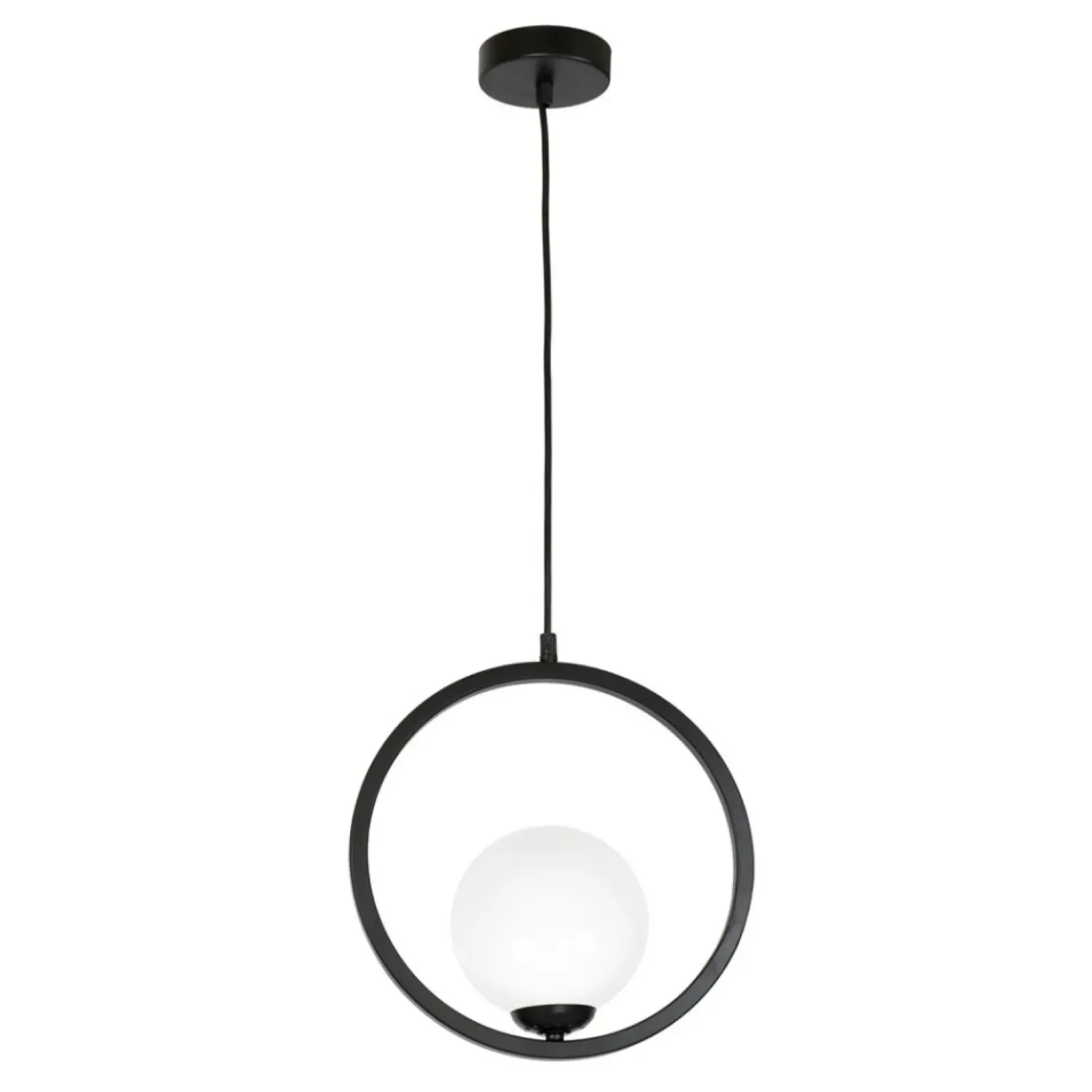 Sklep Kaja Geometryczna lampa wisząca z białym kloszem MLP5593 BOSTON | Kaja Best Sale