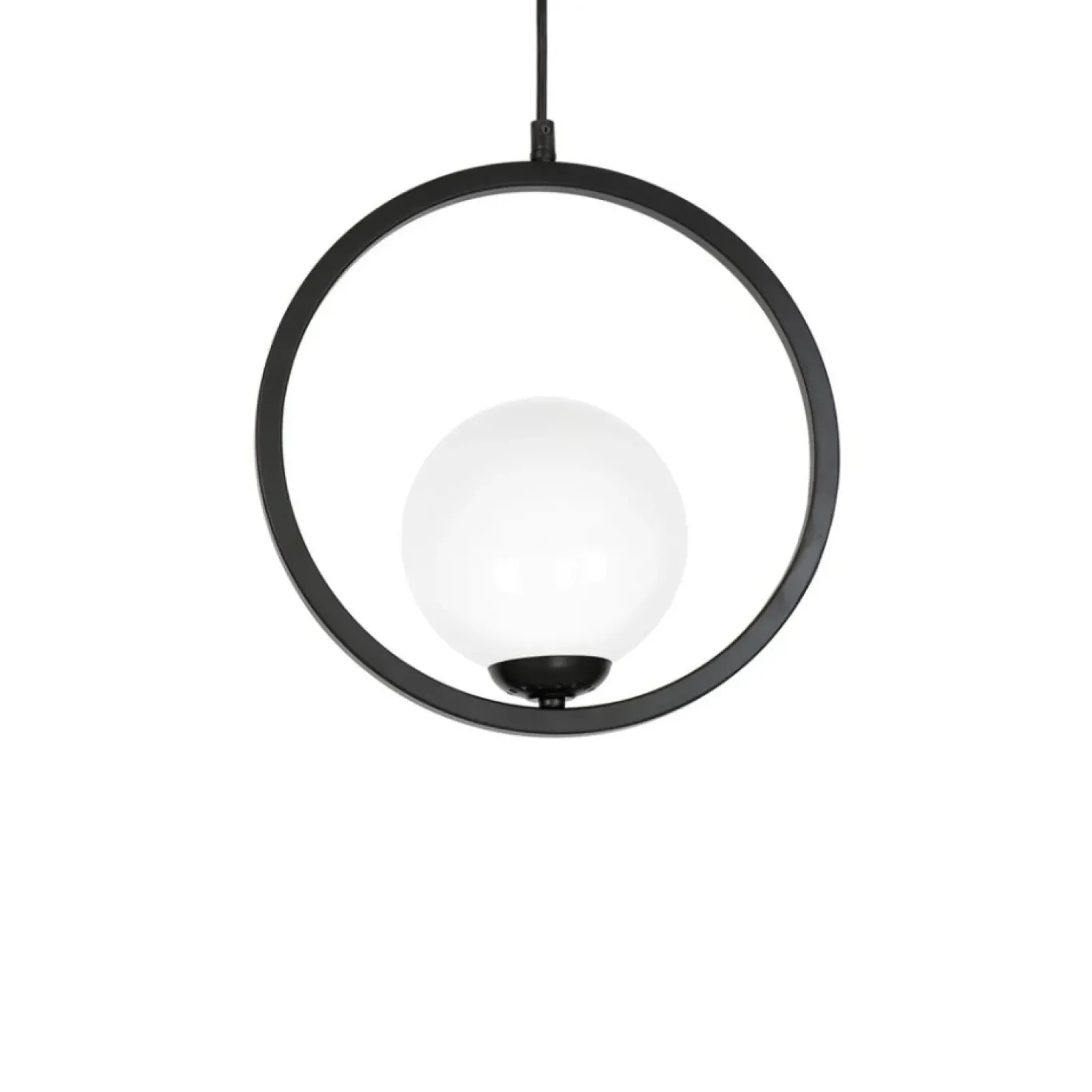 Sklep Kaja Geometryczna lampa wisząca z białym kloszem MLP5593 BOSTON | Kaja Best Sale