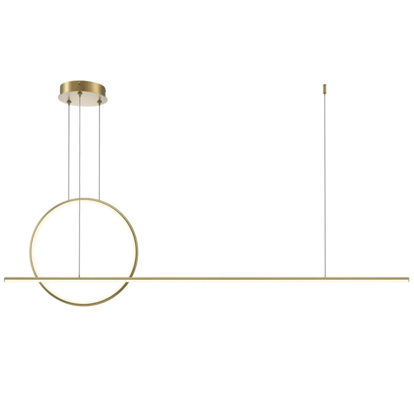 Sklep Kaja Geometryczna lampa wisząca, złoty kolor MOD247PL-L49BSK z serii HALO Online