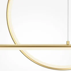 Sklep Kaja Geometryczna lampa wisząca, złoty kolor MOD247PL-L49BSK z serii HALO Online