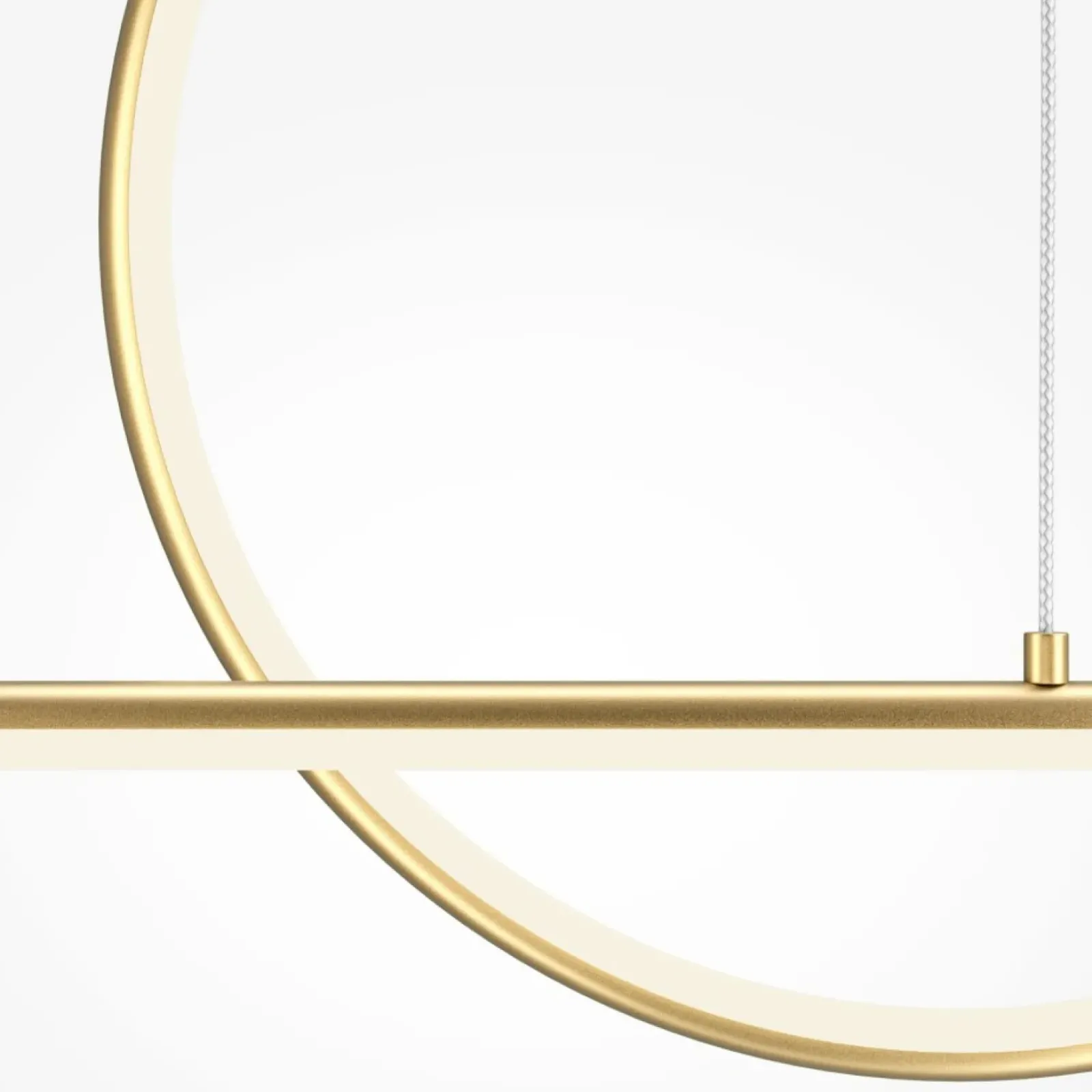 Sklep Kaja Geometryczna lampa wisząca, złoty kolor MOD247PL-L49BSK z serii HALO Online