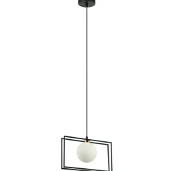 Sklep Kaja Geometryczna lampa wisząca PND-53423-1-BK GROSETTA | Kaja Oświetlenie Cheap