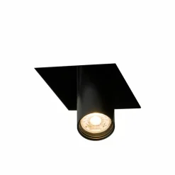 Sklep Kaja Geometryczna lampa wpustowa z czarną tubą ANT 3036 YAMATO | Kaja* Oprawy Podtynkowe