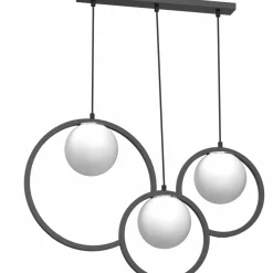 Sklep Kaja Geometryczna lampa ze srebrnymi osłonkami LX 4293 EXPO | Kaja Outlet