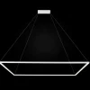Sklep Kaja Geometryczna, ledowa lampa wisząca ramka 67027 AKIRA | Kaja Best