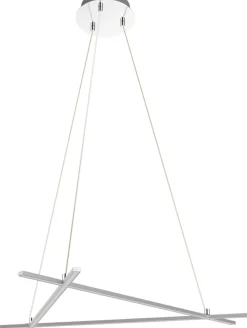 Sklep Kaja Geometryczna, ledowa lampa wisząca A0020-330 ANDROS | Kaja Oświetlenie srebrny Shop