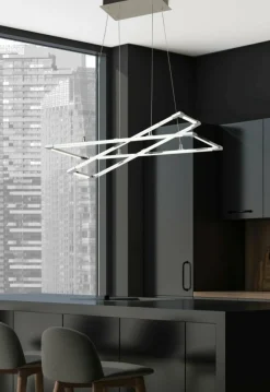 Sklep Kaja Geometryczna, ledowa lampa wisząca A0033-320 KSEROS | Kaja Oświetlenie Store
