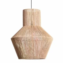 Sklep Kaja Geometryczna, pleciona lampa wisząca ABR-LW21-BH-E27 BOHO | Kaja brązowy Discount