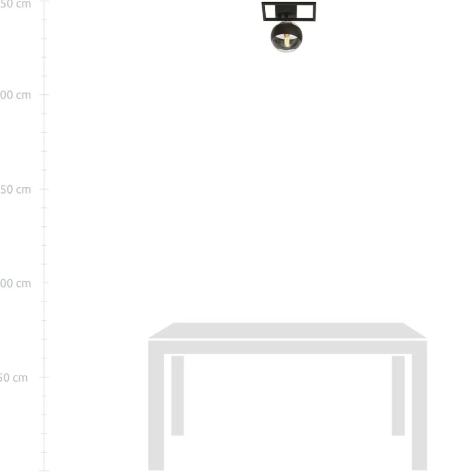 Sklep Kaja Geometryczna, pojedyncza lampa sufitowa 1132/1E IMAGO | Kaja Store