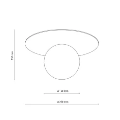 Sklep Kaja Geometryczna, szara lampa sufitowa TK 10232 PIXI | Kaja Oświetlenie Hot