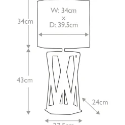 Sklep Kaja Geometryczna, złota lampa stołowa APOLLO-TL z serii APOLLO* Lampki Stołowe Z Abażurem|Tradycyjne Lampki Stołowe