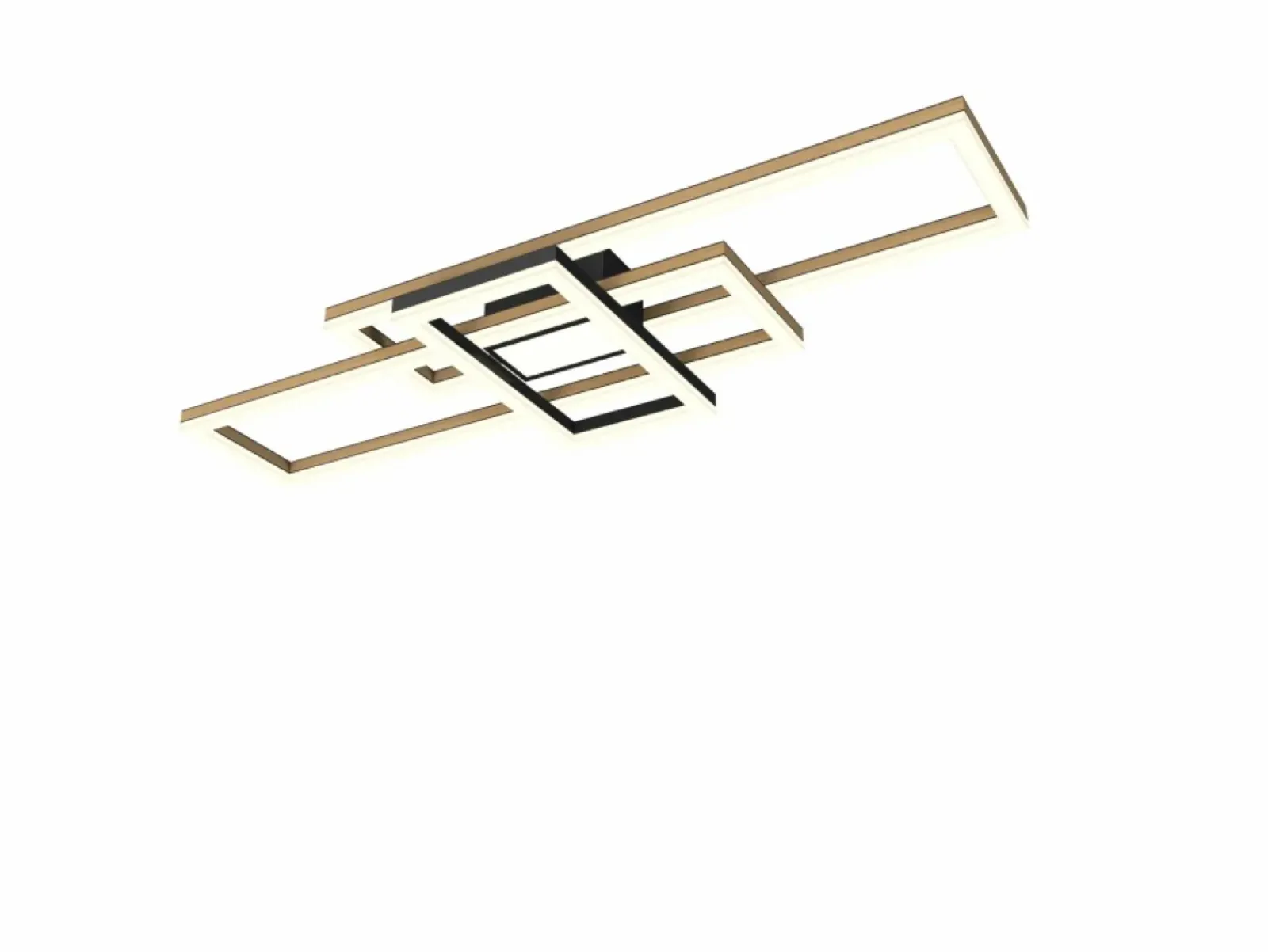 Sklep Kaja Geometryczny plafon LED w stylu rustykalnym WF 9022-306 MATERA | Kaja* Lampy Led|Plafony Nowoczesne