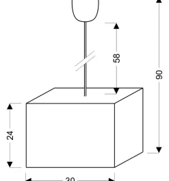 Sklep Kaja Geometryczny, abażur na zwisie 31-06103 BASIC | Kaja Oświetlenie* Randole Tradycyjne