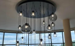 Sklep Kaja Gigantyczna lampa wisząca na antresolę KP-20 ROTUNDA | Kaja Online