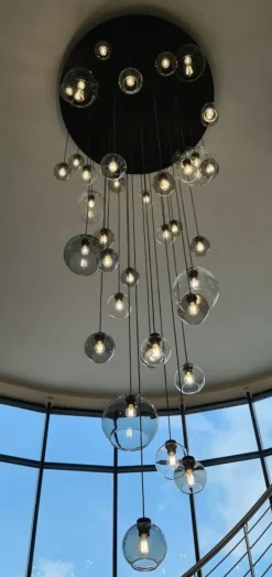 Sklep Kaja Gigantyczna lampa wisząca na antresolę KP-20 ROTUNDA | Kaja Online