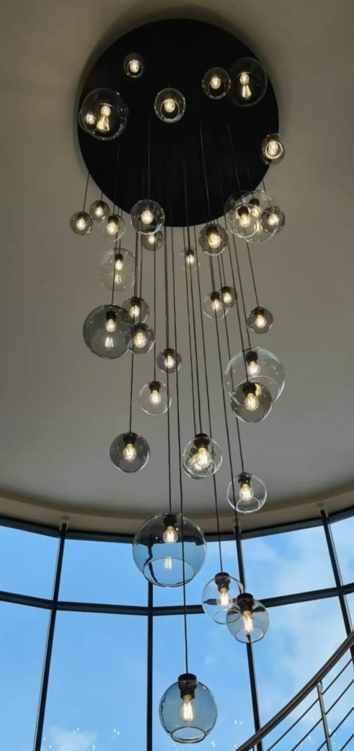 Sklep Kaja Gigantyczna lampa wisząca na antresolę KP-20 ROTUNDA | Kaja Online
