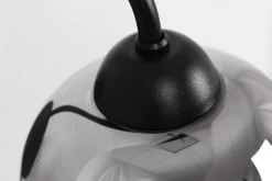 Sklep Kaja Grafitowa lampa ścienna do doświetlenia salonu K-5197 z serii SARA* Kinkiety Ze Szklanym Kloszem
