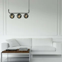 Sklep Kaja Grafitowa lampa z ciemnymi kloszami LP-005/3L GRAFIT ALISA | Kaja Discount