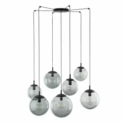 Sklep Kaja Grafitowe, szklane klosze na zwisach TK 5385 ESME GRAPHITE | Kaja Cheap