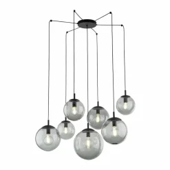 Sklep Kaja Grafitowe, szklane klosze na zwisach TK 5385 ESME GRAPHITE | Kaja Cheap