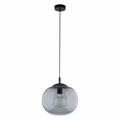 Sklep Kaja Grafitowy klosz na czarnym zwisie ⌀30cm TK 4837 VIBE GRAPHITE | Kaja Flash Sale