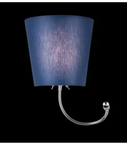 Sklep Kaja Granatowa lampa ścienna idealna nad łóżko w sypialni 67998 z serii BA* Lampy Led