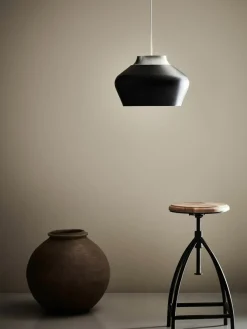 Sklep Kaja Gustowna czarna lampa wisząca z dużym gwintem 107378 | Kaja czarny Fashion