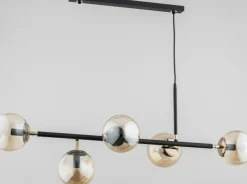 Sklep Kaja Gustowna, czarno-złota lampa wisząca do kuchni AL 63020 | Kaja Store