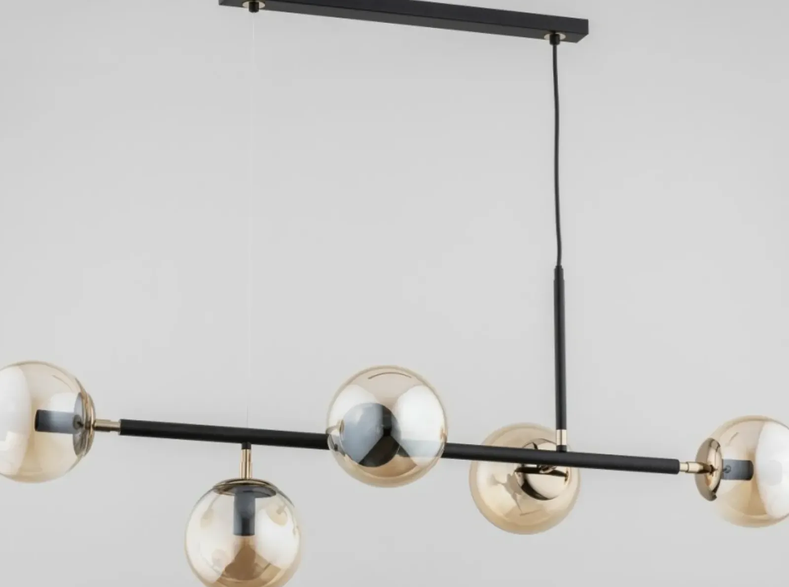 Sklep Kaja Gustowna, czarno-złota lampa wisząca do kuchni AL 63020 | Kaja Store