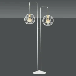 Sklep Kaja Gustowna lampa podłogowa na dwie żarówki 145/LP2 | Kaja Oświetlenie* Tradycyjne Lampy Podłogowe
