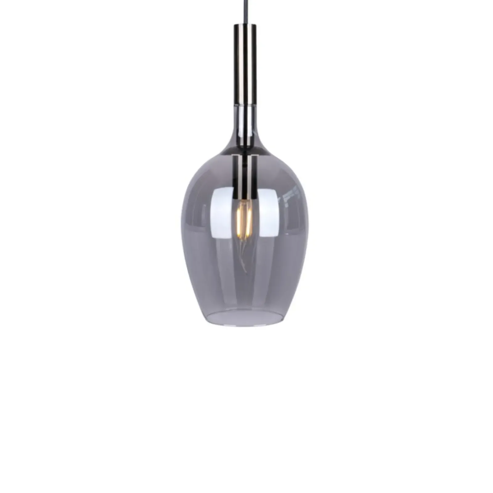 Sklep Kaja Gustowna lampa wisząca z grafitowym kloszem ML8813 z serii LUGANO | Kaja Oświetl Shop