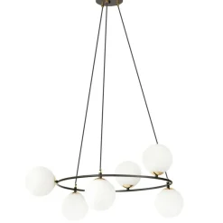 Sklep Kaja Gustowna lampa wisząca ze złotymi podkloszami 1295/6 z serii AZURA Shop