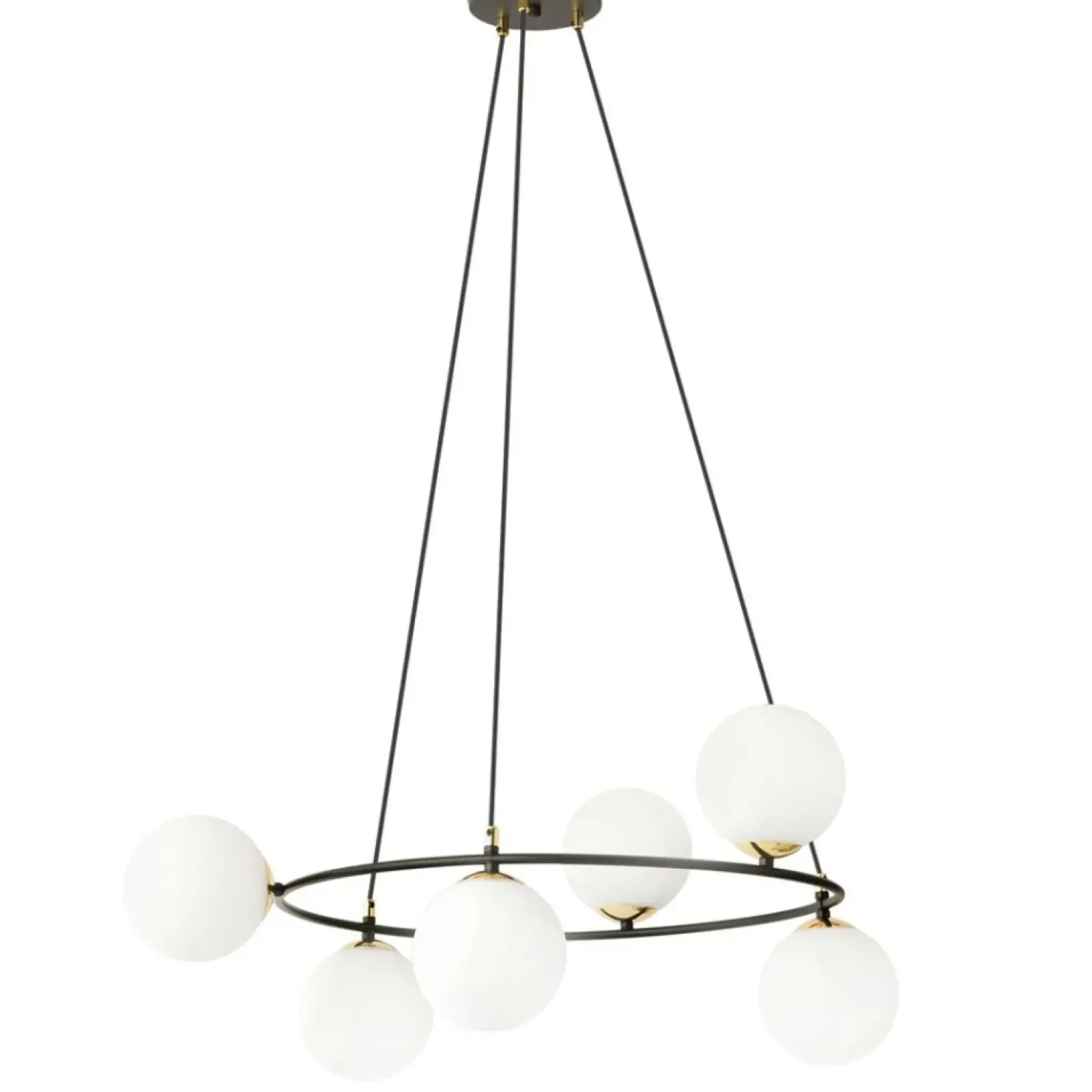 Sklep Kaja Gustowna lampa wisząca ze złotymi podkloszami 1295/6 z serii AZURA Shop