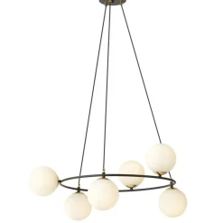 Sklep Kaja Gustowna lampa wisząca ze złotymi podkloszami 1295/6 z serii AZURA Shop