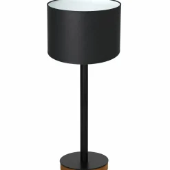 Sklep Kaja Gustowna lampka stołowa, czarno-biała LX 3834 z serii TABLE LAMPS* Lampki Stołowe Z Abażurem|Tradycyjne Lampki Stołowe
