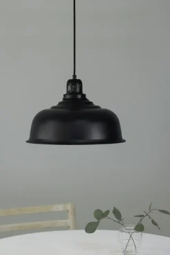 Sklep Kaja Industrialna, czarna lampa wisząca ⌀37,5cm 108426 z serii PORT | Kaja Cheap