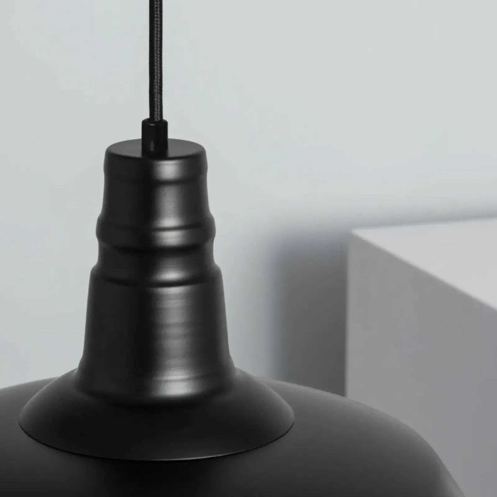 Sklep Kaja Industrialna, czarna lampa wisząca ABR-RRP-C-E27 RETRO | Kaja czarny Best Sale