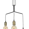 Sklep Kaja Industrialna, czarna lampa wisząca JUP 1705 BORNEO | Kaja Oświetlenie Outlet