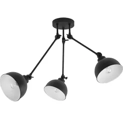 Sklep Kaja Industrialna, czarna lampa sufitowa, do salonu TK 2581 z serii TECHNO czarny Outlet