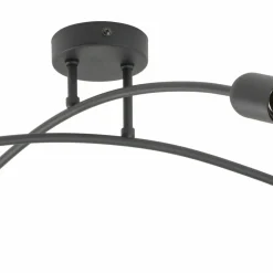 Sklep Kaja Industrialna, czarna lampa sufitowa do sypialni TK 4687 z serii HELIX czarny Outlet