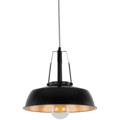 Sklep Kaja Industrialna lampa do kuchni MDM-3619/1M BK+GD PALOMA | Kaja Outlet