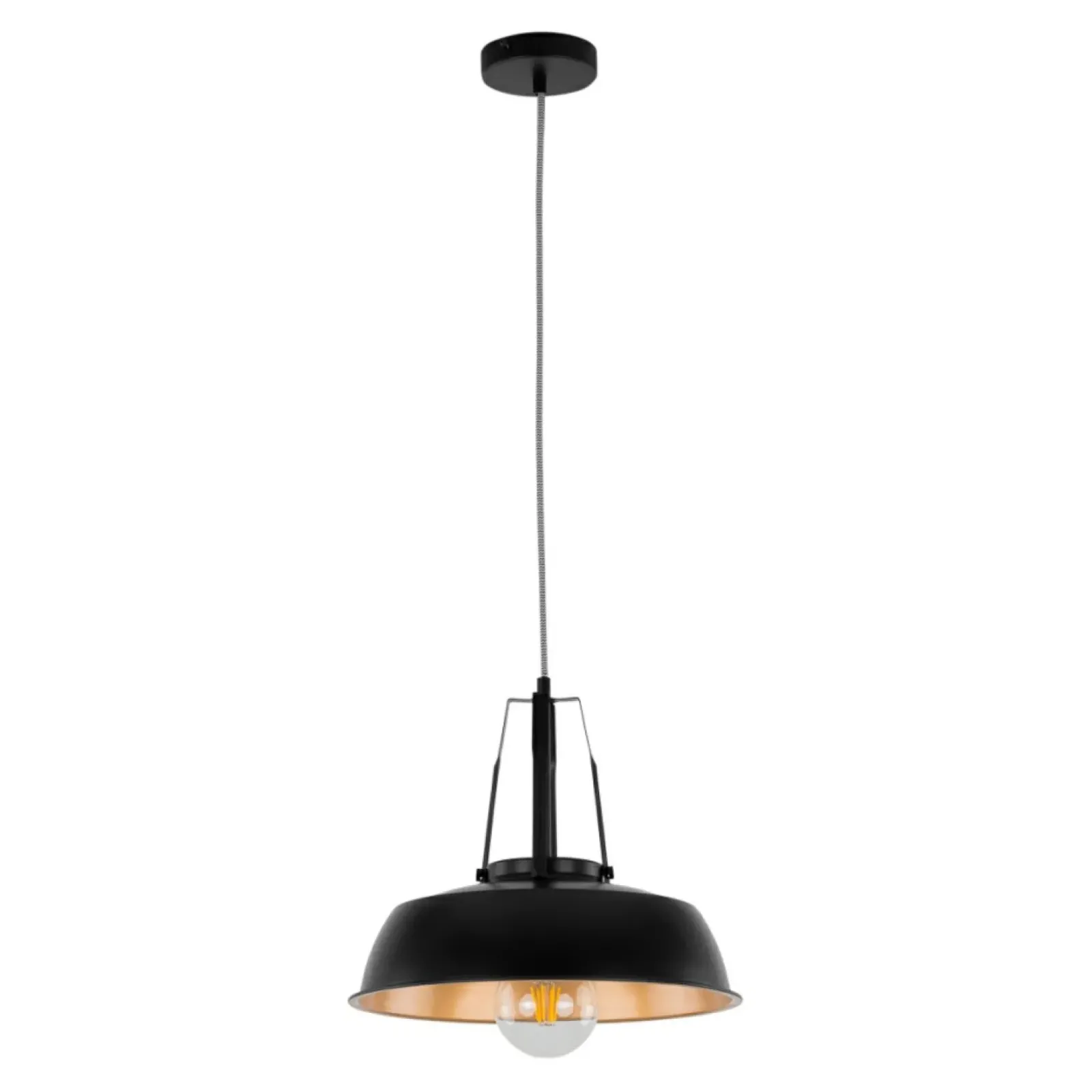 Sklep Kaja Industrialna lampa do kuchni MDM-3619/1M BK+GD PALOMA | Kaja Outlet