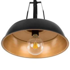 Sklep Kaja Industrialna lampa do kuchni MDM-3619/1M BK+GD PALOMA | Kaja Outlet