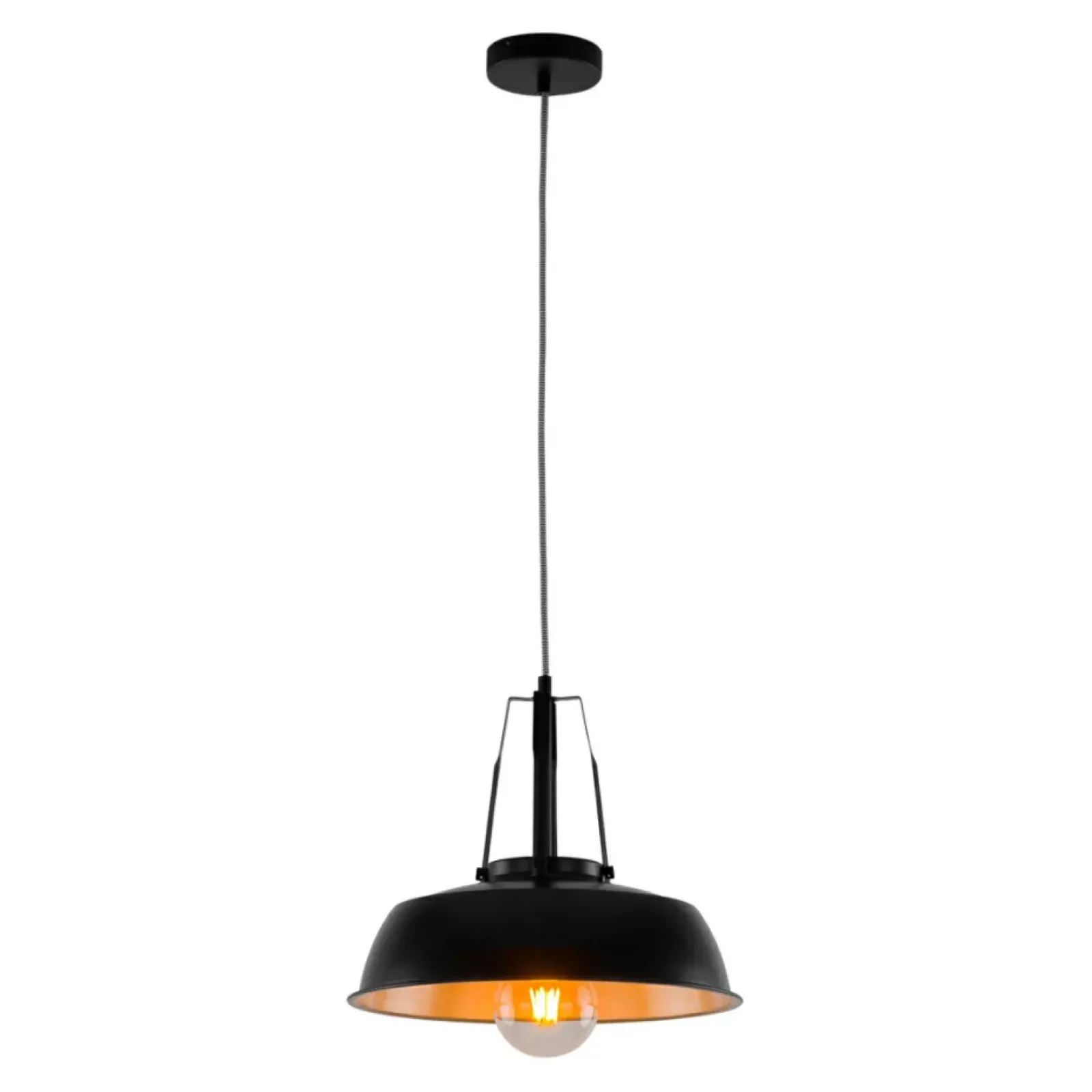 Sklep Kaja Industrialna lampa do kuchni MDM-3619/1M BK+GD PALOMA | Kaja Outlet