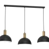 Sklep Kaja Industrialna lampa nad stół, drewniane elementy LX 4330 HANDA | Kaja Fashion