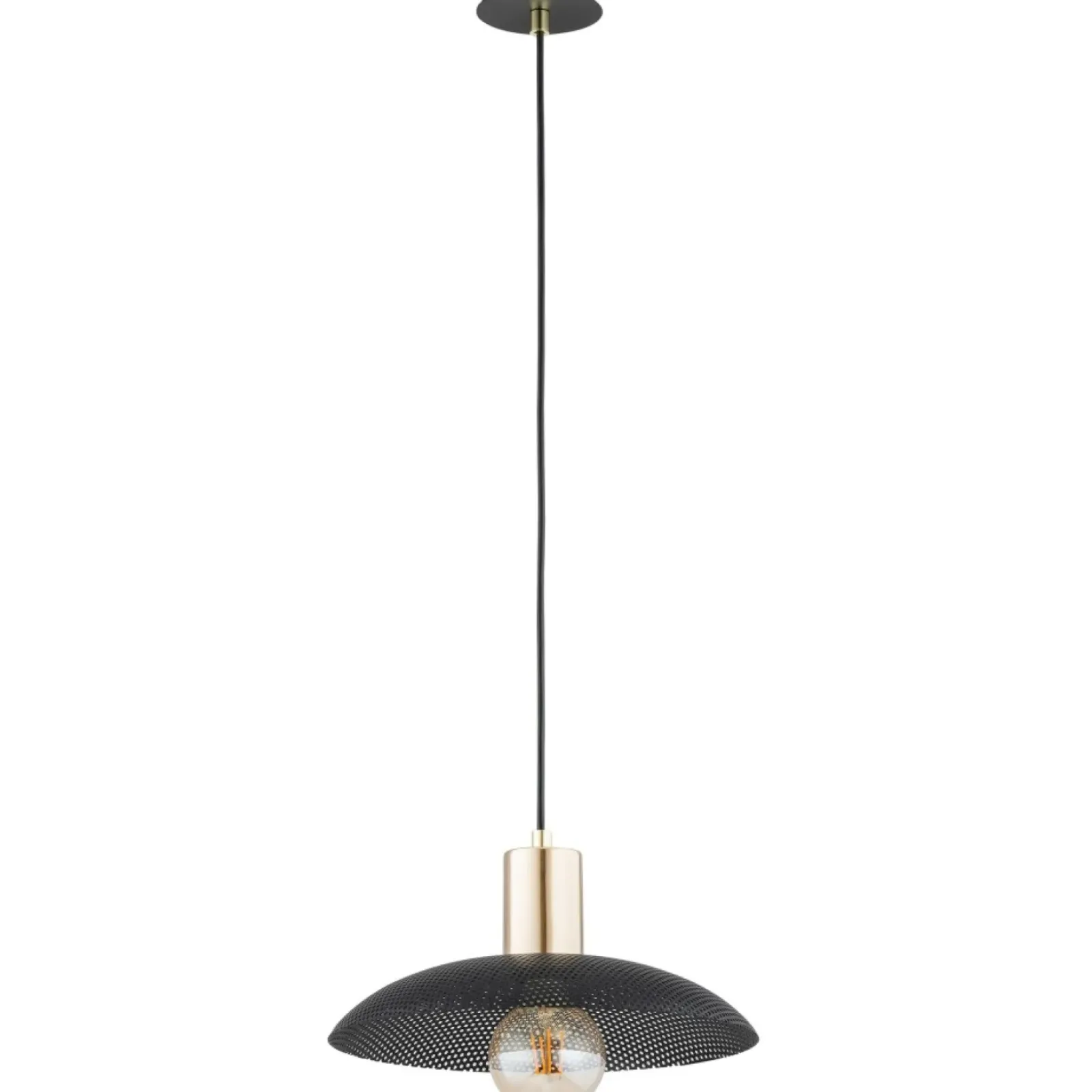 Sklep Kaja Industrialna lampa sufitowa, złote oprawki 1320/1 SPIRIT | Kaja czarny Sale